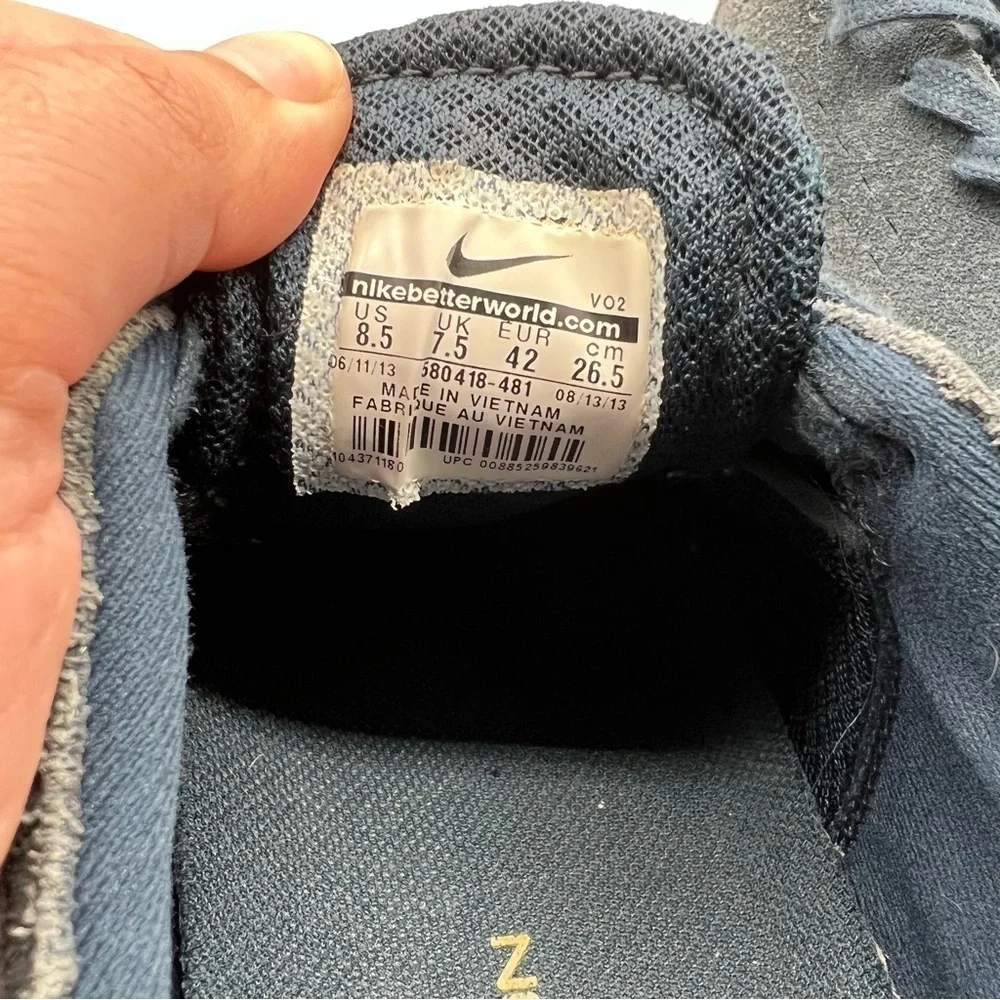Nike SB Eric Koston 2 Navy Blue & Gold Sneakers